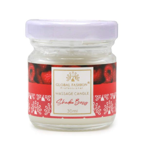 Global Fashion Moisturizing Massage Candle | 30 ml, Shadow berry