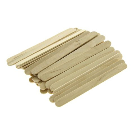 Wooden narrow spatulas 50 pcs.