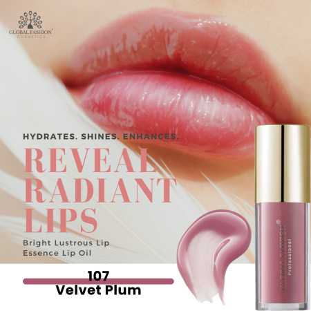Global Fashion lip oil gloss close up glossy hydrated lips جلوس لامع لقطة مقربة