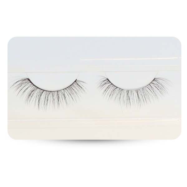 2 pcs wispy mink false eyelashes cat eye fox eye رموش صناعية طبيعية