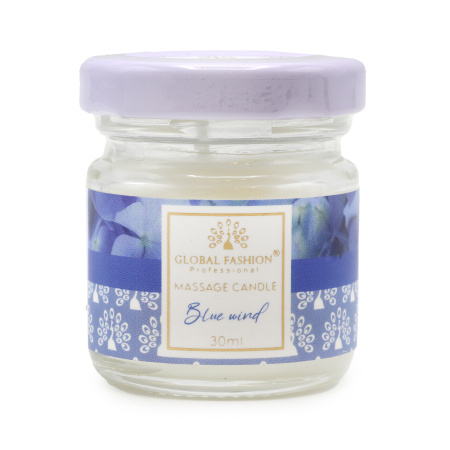 Massage candle Global Fashion, 30 ml, Blue wind