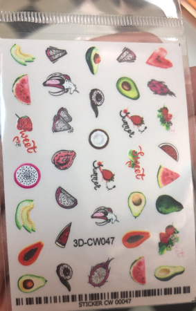 Smooth self-adhesive sticker ST CW 47