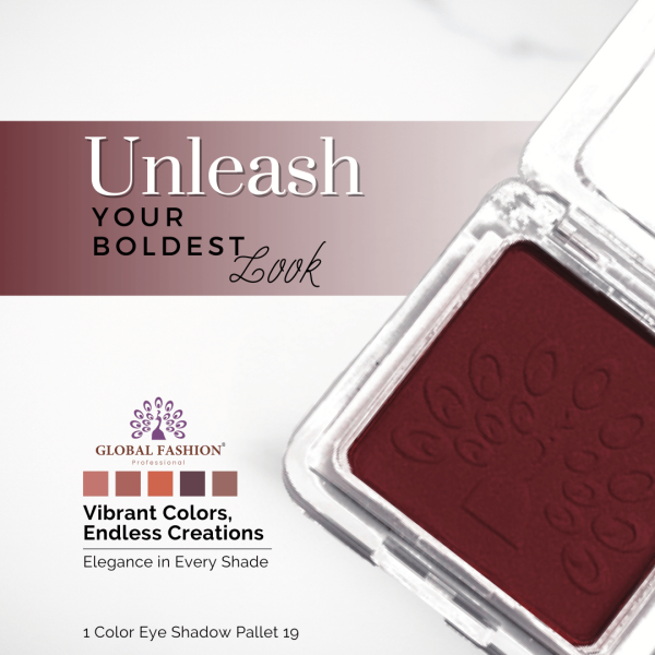 Global Fashion single eyeshadow preview matte shimmer finish ظلال عيون