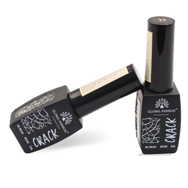 Gel polish "CRACK" – crackle/craquelure effect, 8 ml, No. 11 | طلاء جل "CRACK" بتأثير التشقق (كراكيلور) 8 مل رقم 11
