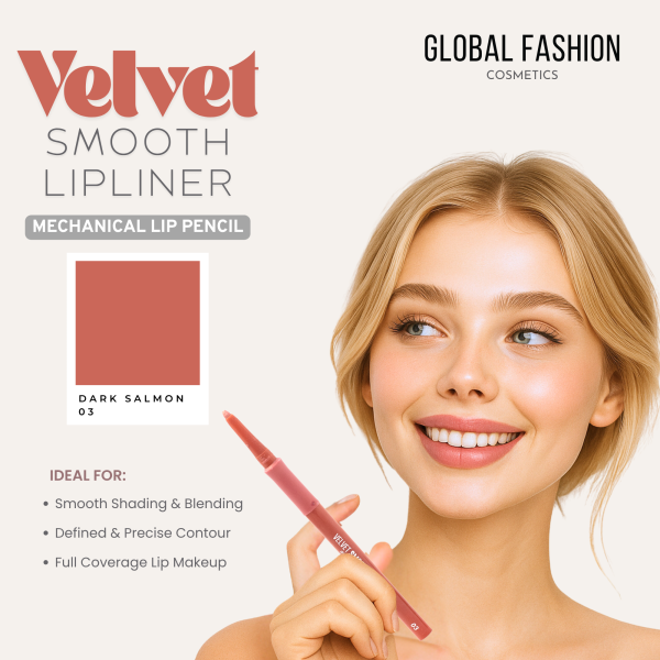 Velvet Smooth lipliner waterproof velvet matte precision contour محدد شفاه مطفي