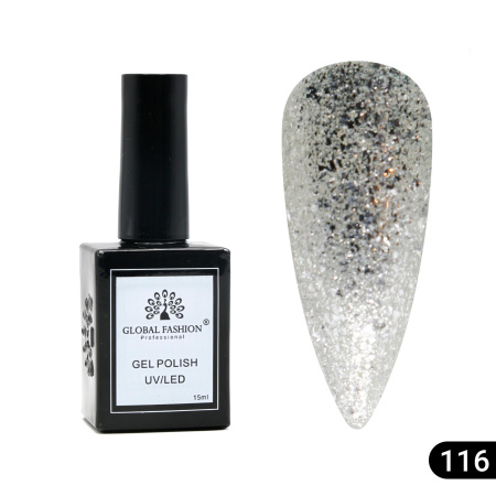 Gel polish Global Fashion, Gel polish 15 ml, 116