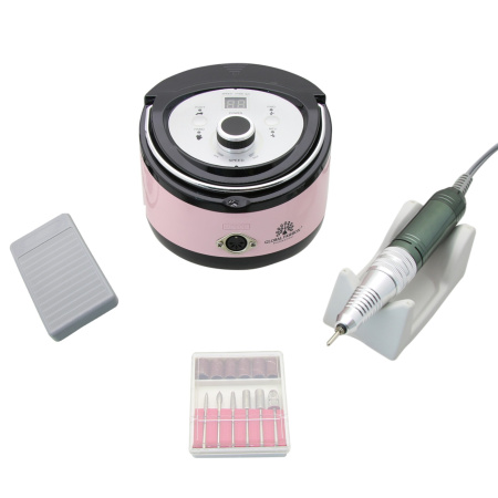 Manicure and pedicure machine Global Fashion 45000 rpm, ZS-606-pink