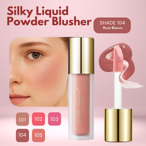 Global Fashion blusher preview natural glow finish احمر خدود