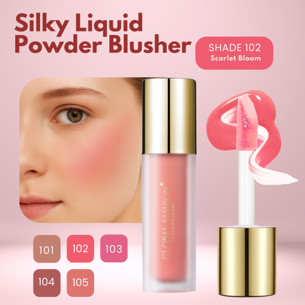 Global Fashion blusher preview natural glow finish احمر خدود