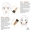 Global Fashion contour highlight stick close up sculpted glow finish قلم كونتور لقطة مقربة