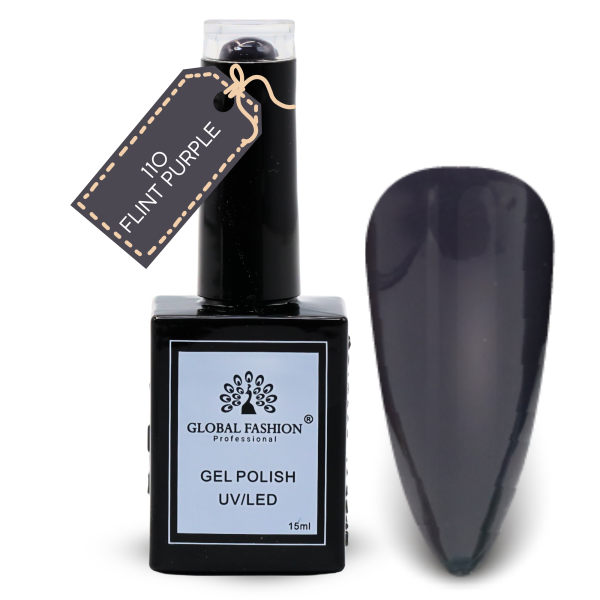 Tropical Teals Nail Polish 15ml UV LED | 110-Flint Purple 1p Teal Gel Nail Polish Bottle 15ml - UV LED Soak Off Nail Color UAE GCC | طلاء أظافر جل