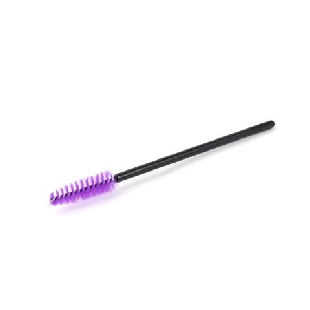 Straight screw-shaped brushes 100 pcs., lilac