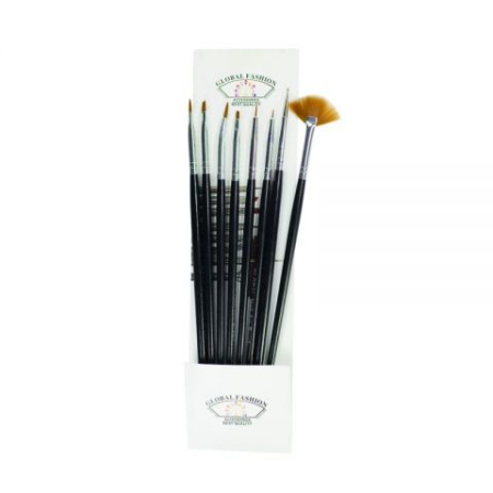 Global Fashion B-5 Gel Brushes, 8 pcs. (Wholesale 5 pcs.)