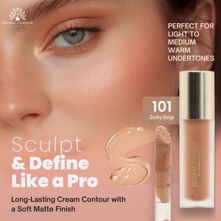 Global Fashion contour close up matte sculpt finish كونتور لقطة مقربة
