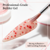 HEMA-Free Builder Flower Gel 8ml by Global Fashion – Real Dried Floral Petals, UV/LED Cure