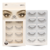False Eyelashes Pack - Wispy Natural Look, Reusable | 3D #562-5 Pcs