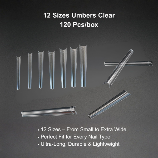 Half Cover Gel Tips 120pcs – Clear Nail Extensions | Coffin Nail Extension Tips Gel Forms Kit | اطراف اظافر
Half Cover Gel Tips 120pcs – Clear Nail Extensions | Coffin Dual Nail Forms Reusable Extensions | اظافر صناعية