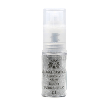 Dry Spray for Gradient Nails Ombre, Disco Reflective, 01