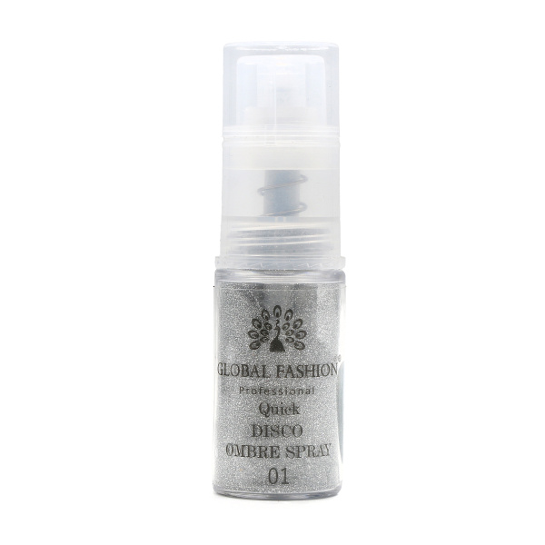 Dry Spray for Gradient Nails Ombre, Disco Reflective, 01