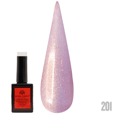 Gel polish Twilight Glitter 15 ml, 201