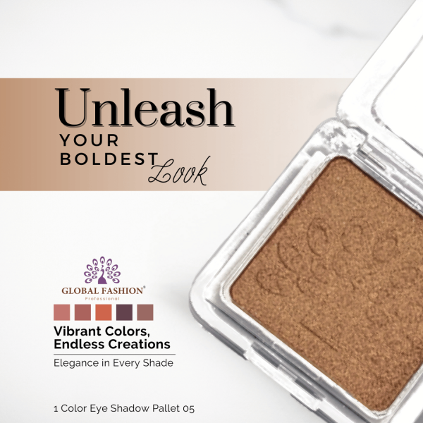 Global Fashion single eyeshadow preview matte shimmer finish ظلال عيون