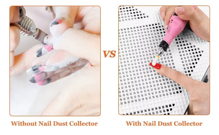 60W Nail Dust Extractor 7 Blade Close View | جهاز شفط غبار احترافي
Professional Nail Vacuum Cleaner Detailed View | مكنسة اظافر