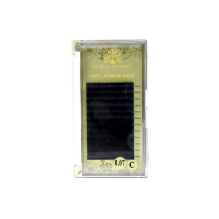 Eyelashes for extension Global Fashion 8,10,12 mm C 0.07