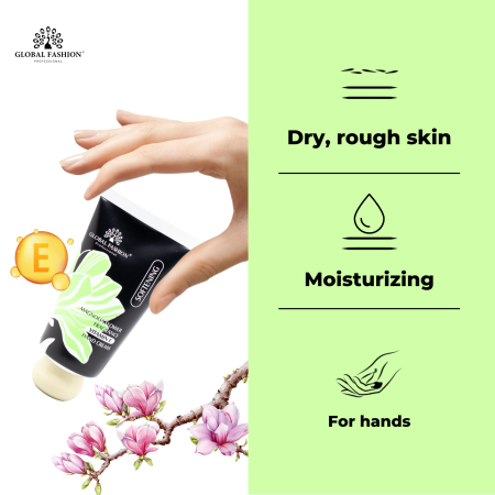 Hand cream close up soft smooth skin finish كريم يدين لقطة مقربة