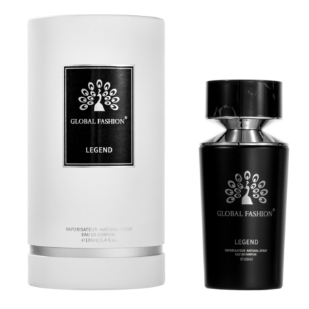 Global Fashion Men Perfume 50ml Close Up - Premium Eau de Parfum Spray Bottle | عطر رجالي 50 مل صورة مقربة