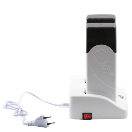 Double Wax Heater – Hair Removal Machine | White Double Wax Heater Close View Hair Removal | جهاز تسخين الشمع
Double Wax Heater – Hair Removal Machine | White Dual Wax Heater Detailed View | ماكينة الشمع