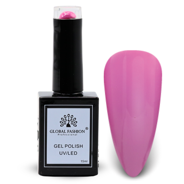 Pretty in Pink Nail Polish 15ml UV LED | 59-Spring Crocus 1p Pink Gel Nail Polish Bottle 15ml - UV LED Soak Off Nail Color UAE GCC | طلاء أظافر جل وردي
