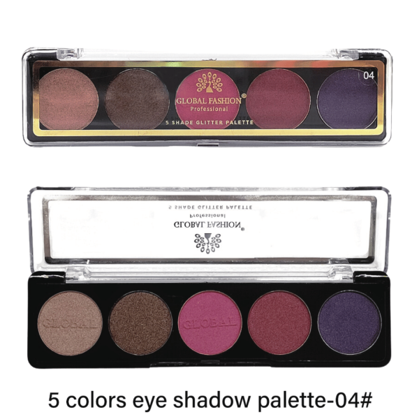 Global Fashion eyeshadow palette preview matte shimmer finish باليت ظلال عيون
