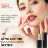 Global Fashion matte lipstick close up high pigment moisturizing finish احمر شفاه مطفي مرطب لقطة مقربة