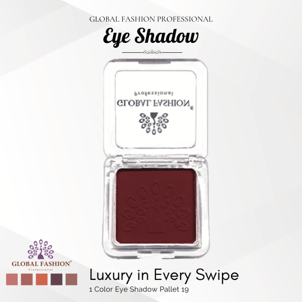 Global Fashion single eyeshadow preview matte shimmer finish ظلال عيون