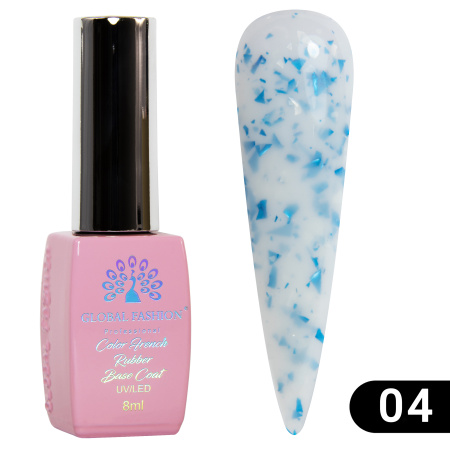 Rubber base Marble Global Fashion 8 ml, 04