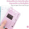 Acrylic lash extension palette close up professional lash tray لوحة تركيب رموش لقطة مقربة