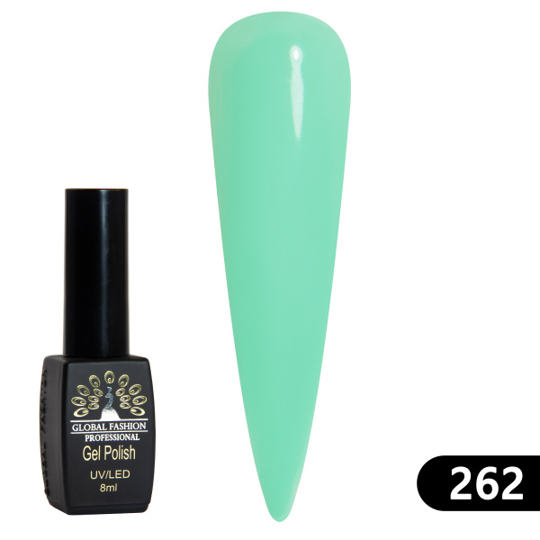 Gel polish BLACK ELITE 262, Global Fashion 8 ml