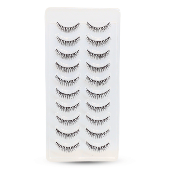6D wispy mink false eyelashes fluffy cat eye fox eye رموش صناعية 6D