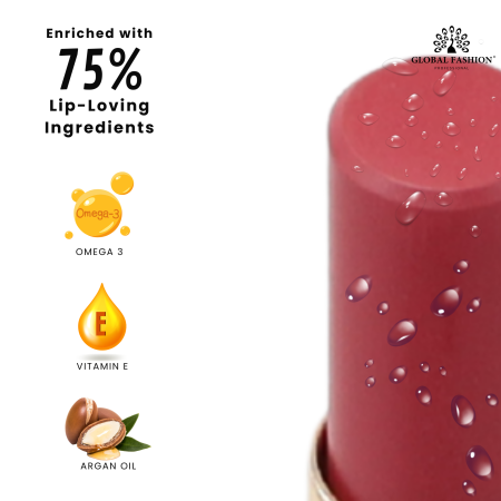 Global Fashion Long-Lasting Matte Lipstick (101, 3.5 g) matte lipstick shade 101 smooth finish long wear 3.5g