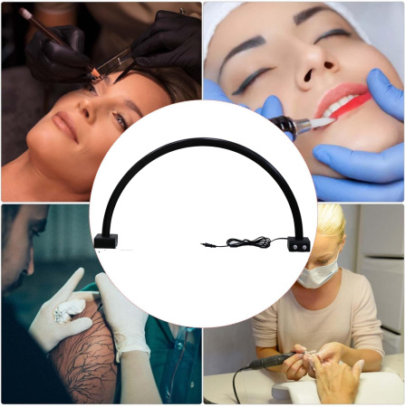 Global Fashion LED Nail Desk Lamp – Half Moon Light | Black LED Nail Desk Lamp Close View Adjustable Light | مصباح اظافر
Global Fashion LED Nail Desk Lamp – Half Moon Light | Black Professional Nail Lamp Detailed View Beauty Light | اضاءة مناكير