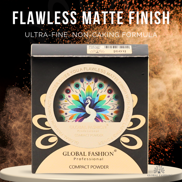 Global Fashion compact powder preview matte shine control بودرة مضغوطة للتحكم بالزيوت