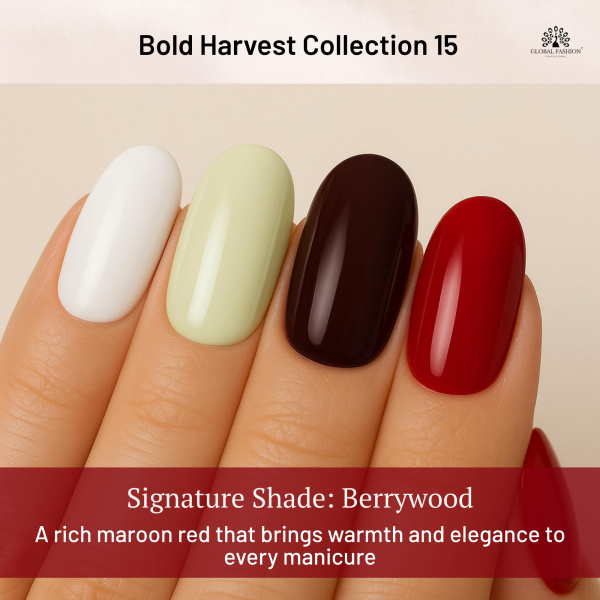 Black Elite Gel Nail Polish Set 6x8ml – UV/LED | Bold Harvest Gel Nail Polish Set UV LED High Shine | طلاء اظافر جل
Black Elite Gel Nail Polish Set 6x8ml – UV/LED | Bold Harvest Nail Gel Polish Set Long Lasting | مناكير جل