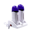 Double Cartridge Wax Heater – Hair Removal Machine | White Double Wax Heater Close View Hair Removal | جهاز تسخين الشمع
Double Cartridge Wax Heater – Hair Removal Machine | White Dual Wax Heater Detailed View | ماكينة الشمع