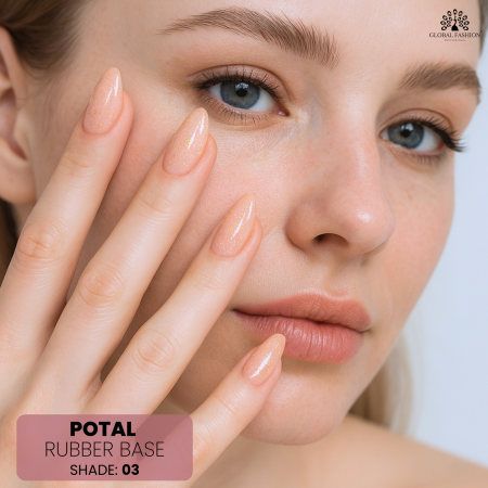 Close-up Rubber Base Potal 8ml 03 – Gold Foil Flakes
