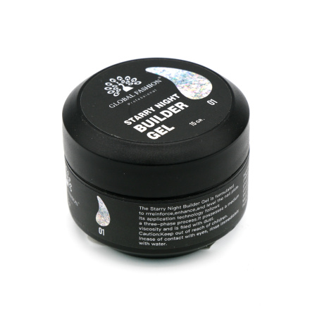 Global Fashion Starry Night Builder Gel – 15g | Professional Nail Extension Gel
جل بيلدر ستاري نايت من جلوبال فاشن – 15 جرام | جل تمديد أظافر احترافي
