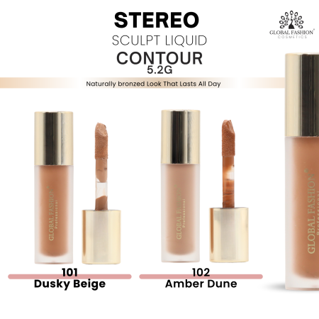 Global Fashion contour close up matte sculpt finish كونتور لقطة مقربة
