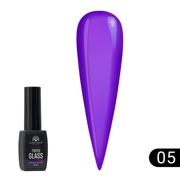 Stained glass gel polish Global Fashion 8 ml, Tinted Glass 05