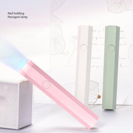 Global Fashion Mini LED Nail Lamp – USB Handheld Gel Curing | Octagon White 50w uv led gel nail lamp cordless manicure tool جهاز اظافر احترافي
