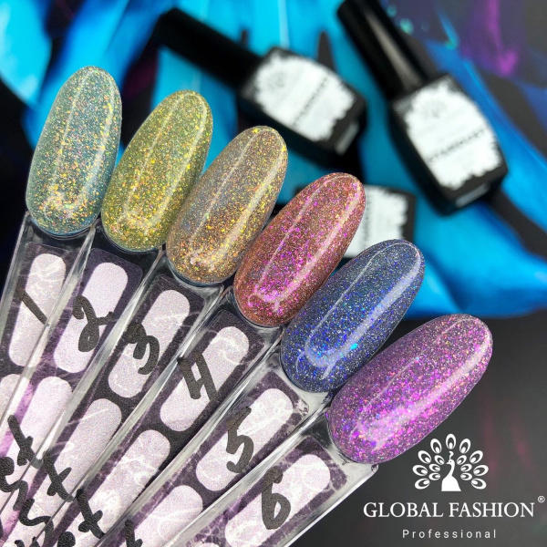 Stardust Glitter Gel Polish – 8 ml Shade 01 – Holographic Shine
