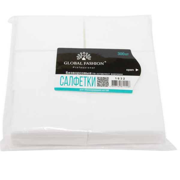 Lint-free wipes, medium hardness, 300 pcs.